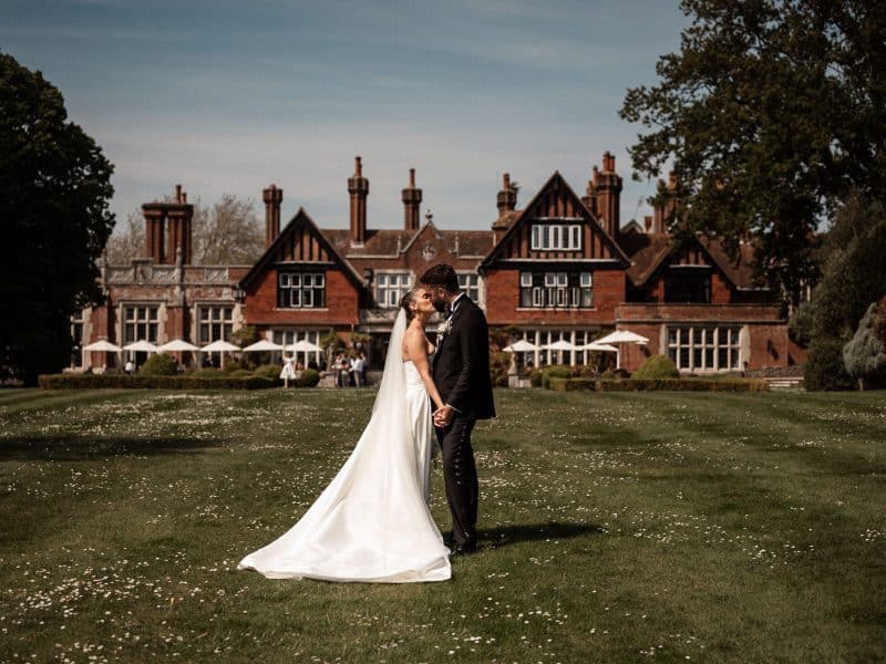 Bride and groom | Elmers Court Wedding photographer new forest