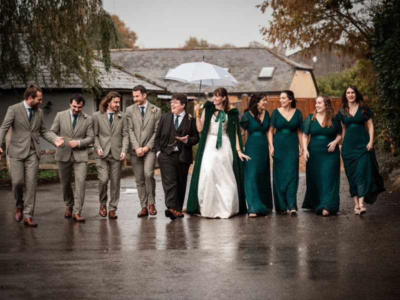 RAIN ON YOUR WEDDING DAY