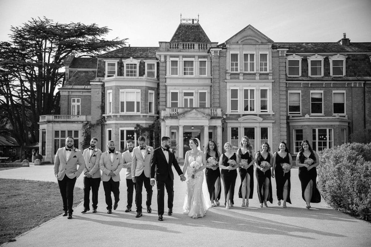 Weddings at Orange Grove Hotel in Southampton, Hampshire. Hampshire UK wedding photographer for stylish and chic weddings