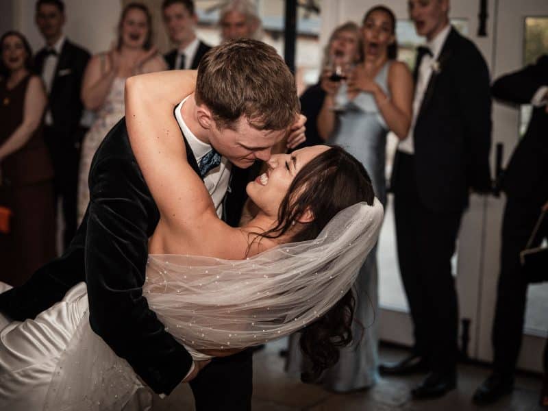 Bride and groom first dance at Farbridge in Chichester